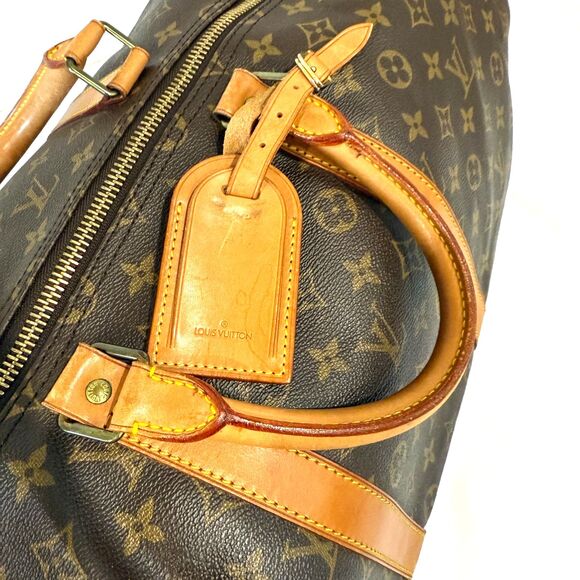 Louis Vuitton Monogram Keepall Bandouliere 55 With Strap COA Included - Picture 7 of 15